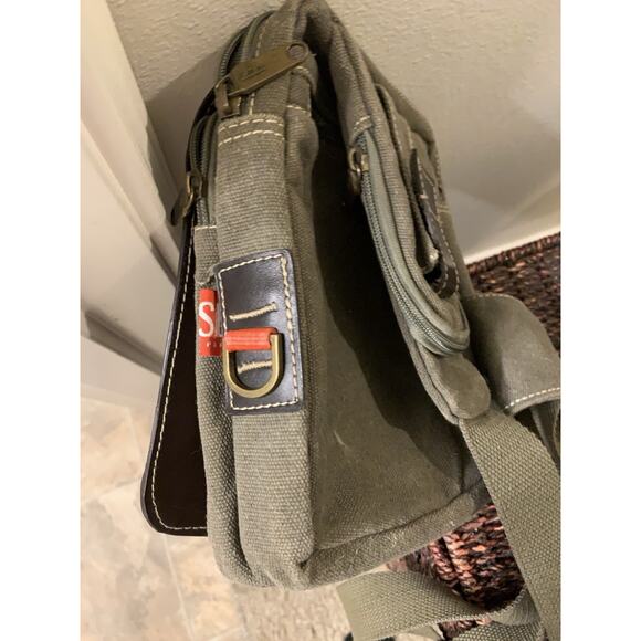 Diesel Crossbody Bag Spare Parts Green Utility Shoulder Bag - Picture 9 of 12